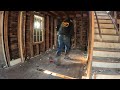 I bought an ABANDONED CABIN and FELL through the FLOOR! Episode 4