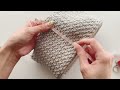 How to crochet an adult cute two-tone bag ♡ A feeling of size that is good for everyday use ♪