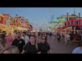 RHEINKIRMES 2024: Largest Fair on the Rhine in Düsseldorf at SUNSET / NIGHT | 4K 50fps Walking Tour