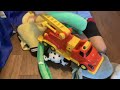 Stuffed animal missions 3- Rhino and white spots vs the out of control fire truck