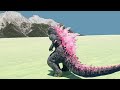 Angry Kong vs Legendary Evolved Godzilla for Revenge in Animal Revolt Battle Simulator