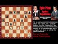 Epic Chess: Grandiose Middlegame Planning. Reshevsky vs Capablanca