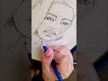 Draw with me l sketch portrait process #drawing