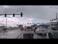 Driving Florida 4K Heavy Rain - Clearwater FL to Madeira Beach