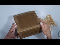 4 ideas of DECORATED BOXES with cardboard