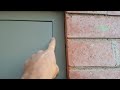 How to install a commercial steel door and frame into brick with demolition