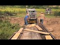 How to Build a Bridge for a Tractor:  The Southern Iowa Luddite Homestead 45 ft Bridge Build