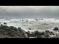 8K Oceanfront Views of the Big Island, Laupahoehoe Point Beach Park - 3 HOURS Crashing Ocean Waves