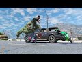 GTA 5 Iron Spiderman Motorcycle Stunts/Fails/Ragdolls (Euphoria Ragdolls) Long Video