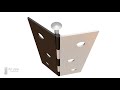 Portable folding table - Origami Table
