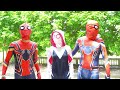 All Spider-Men Unite to Battle the Super Funny and Action-Packed 7in1 Villain |Spiderman vs Villains