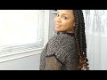 JUMBO Knotless Box Braids Tutorial + BEST 2 Products for Braiding | SUPER EASY
