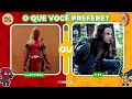 🔄 O QUE VOCÊ PREFERE?🔴⚫DEADPOOL OU WOLVERINE 🟡🔵 | #macaquiz #quiz #oquevoceprefere