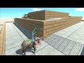 ESCAPE FROM ALIEN ELEPHANT - DOWNHILL COURSE - LAST SURVIVOR - Animal Revolt Battle Simulator