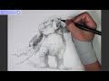 How to draw Troll | Imaginary Creature | Timelapse | Ivory Troll / 象牙のトロル
