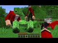 JJ and Mikey HIDE From SCARY Mutants JJ and Mikey in Minecraft Challenge - Maizen