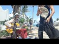 Busking the Blues at Parque los Fundadores, Playa del Carmen, Mexico