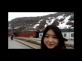 Norway throught a train vlog
