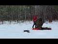 Hot Tent Winter Camping In Snow