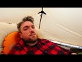 Solo Hot Tent in Snow & Freezing Rain - Seek Outside Cimmaron vs. Snowtrekker Crew