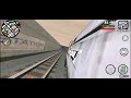 San Andreas Android (freight train mission fail) Derail train.