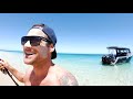 SOLO REMOTE ISLAND BOAT TRIP Living From The Ocean (Fishing Lure Challenge) - Ep 176