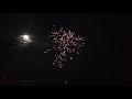 4th of July 2020 Grand Isle La. Fireworks under a full moon from the back deck of Artie's