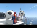 GTA 5 Water Ragdolls | SPIDERMAN & VENOM Jumps/Fails ep.4 (Euphoria physics)