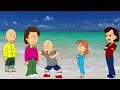 Classic Caillou Misbehaves on the trip to the Bahamas/Grounded