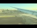 Approach and landing into Dubai Airport