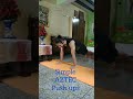 Body weight explosive workout. Superman pushups, clapping pushups, Aztec push ups etc.