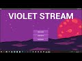Final Project Progress (Violet Stream)