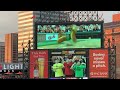 The hotdog race at Oriole Park at Camden Yards