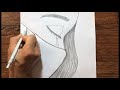 Kolay Maskeli Üzgün Kız Çizimi - Ağlayan Maskeli Kadın Çizimi - Yeni Başlayanlar İçin Resim