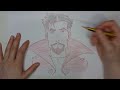 ✏ Como dibujar a DOCTOR STRANGE | Tutorial paso a paso| How to draw