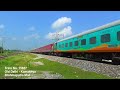 Trains on Curve, New Bongaigaon - Rangiya Section, Indian Railways