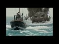 Godzilla minus one boat scene redraw speedpaint