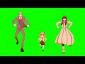 Spy x Family Season 2 OP Walk Green Screen