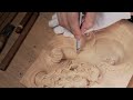 Wood Carving Dragon| To use technic of Japanese traditional wood carving| Woodworking