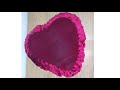 Heart shape cushion cover kaise banye/simple cushion cover/हार्ट शेप कुशन कवर घर मे कैसे बनाये