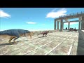 Escape from Paleo Carcharodontosaurus - Animal Revolt Battle Simulator