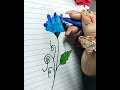5 Different Type Floral🌸Design || Flower Drawing Tutorial || Coloured Pencil💐Tutorial ||