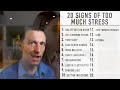 20 Signs of TOO MUCH Stress - Dr. Berg