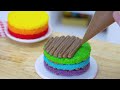 Perfect Miniature Tsunami Elsa Princess Cake Decorating ❄️ Satisfying Tiny Frozen Cakes Ideas