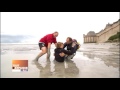 Les sables mouvants au Mont Saint-Michel !