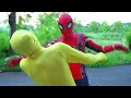 The Real Superhero Challenge: Hilarious Action with Team Spider-Man!