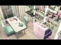 Reviving Magnolia Promenade with a Nail Salon & Cafe (part 2) | The Sims 4 | Stop Motion