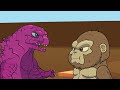 SHIMO GODZILLA x KONG: THE NEW EMPIRE Death? BABY REXY Animated Rescue Evolution Ghidorah Compassion