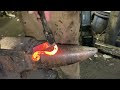 Blacksmithing Hand Forging a Flint Striker