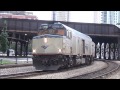 Lining up the trains for Chicago Union Station at Canal St. on 7/14/14